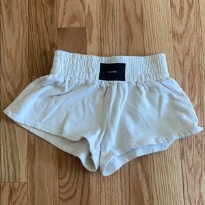 White talentless boxing shorts